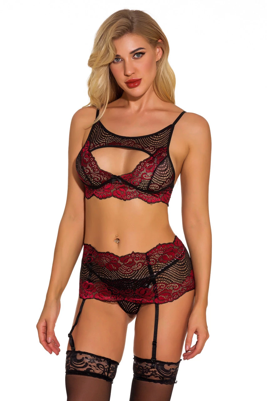 3WISHES Lasting Love Keyhole Bra Set 4 3WISHES Lasting Love Keyhole Bra Set - Image 2