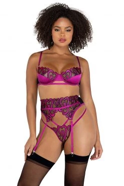 Roma Costume Sweetheart Bra And Garter Set