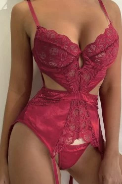 3Wishes Seductive Satin Garter Chemise -Garter Lingerie Shop unnamed file 114