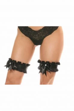 Daisy Corsets USA Black Lace Leg Garters