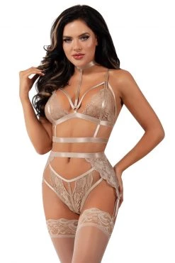 Starline Costume Ms. Rebel Bralette & Garter Set -Garter Lingerie Shop unnamed file 1380