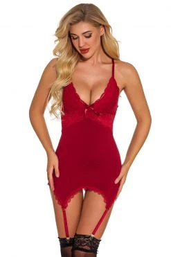 3WISHES Ga Ga Gorgeous Garter Chemise -Garter Lingerie Shop unnamed file 1412