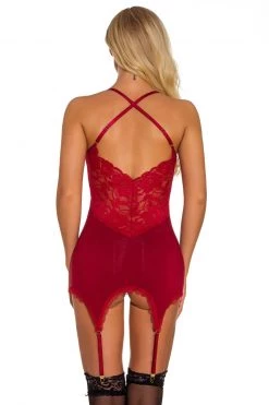 3WISHES Ga Ga Gorgeous Garter Chemise -Garter Lingerie Shop unnamed file 1413