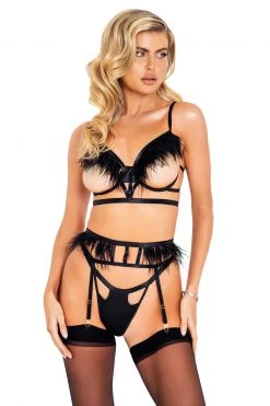 Roma Costume Ostrich Feather Lingerie Set -Garter Lingerie Shop unnamed file 1469