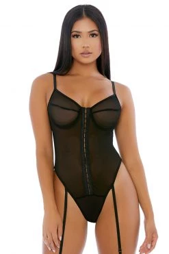 Forplay Nightly Hook Up Teddy -Garter Lingerie Shop unnamed file 1499