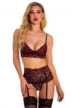 3WISHES Scalloped Lace Bra Set -Garter Lingerie Shop unnamed file 167