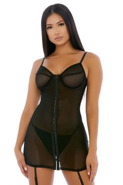 Forplay Hook Me Up Chemise -Garter Lingerie Shop unnamed file 1894