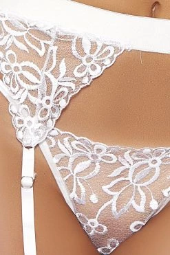 Popsi White Blooming Lace Bralette And Garter Set -Garter Lingerie Shop unnamed file 2014
