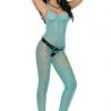 Elegant Moments Blue Pothole Bodystocking