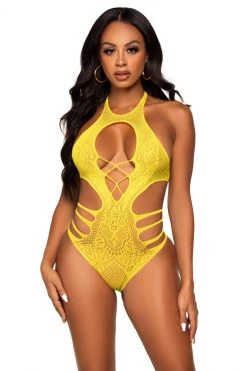 Leg Avenue Strappy Seamless Lace Bodysuit -Garter Lingerie Shop unnamed file 250