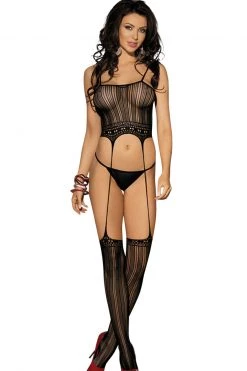 BL Brands Black Cut-Off Body Stocking W- Garters 8 BL Brands Black Cut-Off Body Stocking W- Garters -Garter Lingerie Shop unnamed file 2592