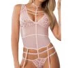 G World Intimates Baby Pink Jacquard Lace Teddy & Stockings Set -Garter Lingerie Shop unnamed file 2678