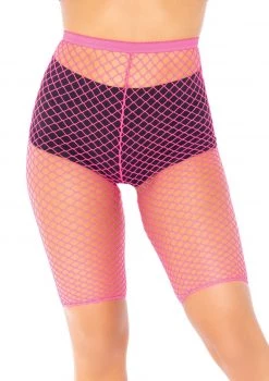 Leg Avenue Net Biker Shorts
