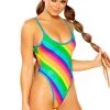 J. Valentine Neon Rainbow Bodysuit -Garter Lingerie Shop unnamed file 280