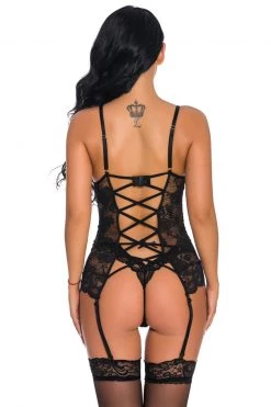 3WISHES Lovely Lace Garter Cami Set -Garter Lingerie Shop unnamed file 29