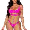 Leg Avenue Long Sleeve Rainbow Net Chemise -Garter Lingerie Shop unnamed file 2965