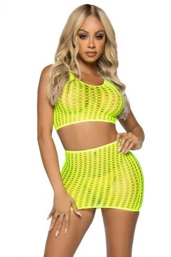 Leg Avenue Neon Seamless Dance Set -Garter Lingerie Shop unnamed file 325