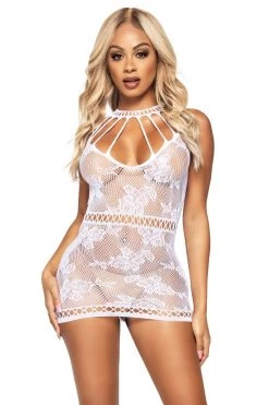 Leg Avenue Seamless Strappy Bust Chemise -Garter Lingerie Shop unnamed file 3275