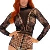 Leg Avenue High Neck Floral And Net Teddy -Garter Lingerie Shop unnamed file 3301