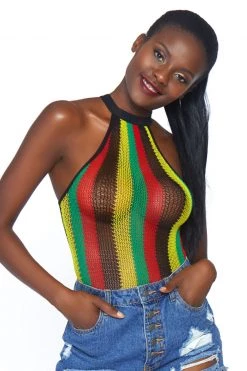Leg Avenue Rasta Fishnet Bodysuit -Garter Lingerie Shop unnamed file 3329