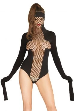 Leg Avenue Net Masked Teddy