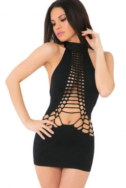 Pink Lipstick Feminizer Seamless Dress