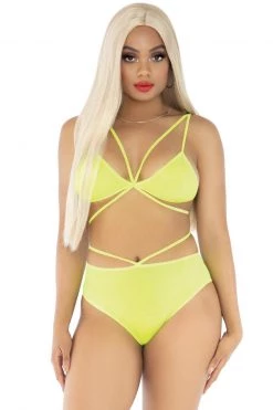 Leg Avenue Neon Cage Strap Bra And Panty Set -Garter Lingerie Shop unnamed file 354