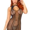 Leg Avenue Net Keyhole Chemise -Garter Lingerie Shop unnamed file 3597
