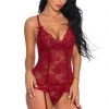 René Rofé Tempt Me Lace Chemise Set