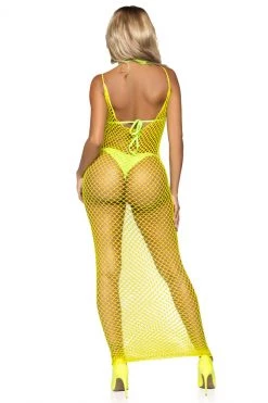 Leg Avenue Long Fence Net Gown -Garter Lingerie Shop unnamed file 360