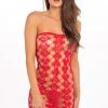René Rofé Queen Of Hearts Tube Chemise