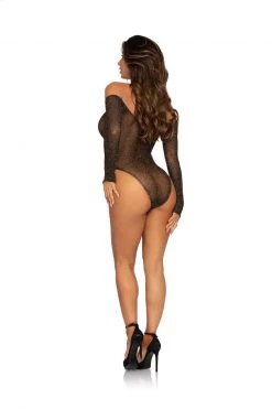 Leg Avenue Lurex Fishnet Teddy -Garter Lingerie Shop unnamed file 3663