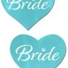 Pastease Blue 'Bride' Heart Nipple Pasties -Garter Lingerie Shop unnamed file 3716