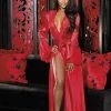 Shirley Of Hollywood Elegant Long Robe For Women