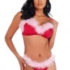 Roma Costume Satin And Marabou Bra Set -Garter Lingerie Shop unnamed file 3931