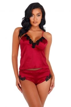 Roma Costume Soft Satin Short Set -Garter Lingerie Shop unnamed file 3942