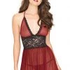 Leg Avenue Sheer Halter Babydoll -Garter Lingerie Shop unnamed file 4371