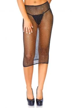 Leg Avenue Crystalized Fishnet Tube Dress -Garter Lingerie Shop unnamed file 479