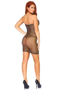 Leg Avenue Crystalized Fishnet Tube Dress -Garter Lingerie Shop unnamed file 484