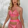 Dreamgirl Lace Trim Fishnet Teddy Bodystocking