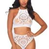Leg Avenue Crochet Lace Halter Bra And Panty -Garter Lingerie Shop unnamed file 535