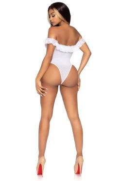 Leg Avenue Lace Ruffle Teddy -Garter Lingerie Shop unnamed file 606