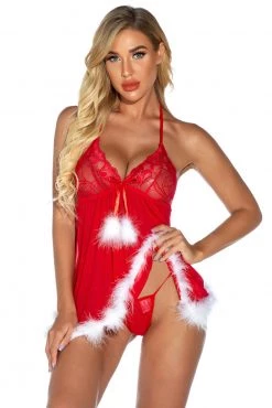3WISHES Santa's Baby Babydoll -Garter Lingerie Shop unnamed file 761