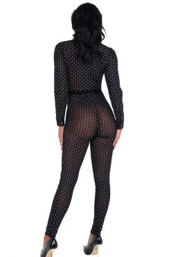 Roma Costume Sheer Glitter Bodysuit -Garter Lingerie Shop unnamed file 850