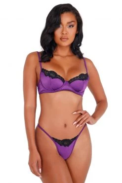Roma Costume Lace And Satin Underwire Bra Set -Garter Lingerie Shop unnamed file 875