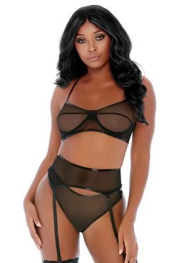 Forplay Speechless Bra And Garter Set -Garter Lingerie Shop unnamed file 943