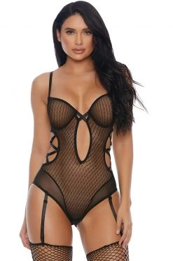 Forplay Enticing Vixen Teddy -Garter Lingerie Shop unnamed file 988